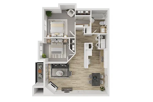 Floor plan 2 Bedroom