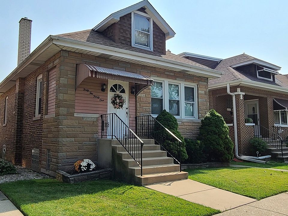Naturally, Norridge!  Solid brick and stone bungalow.