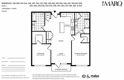 Floor plan 2B2B-A