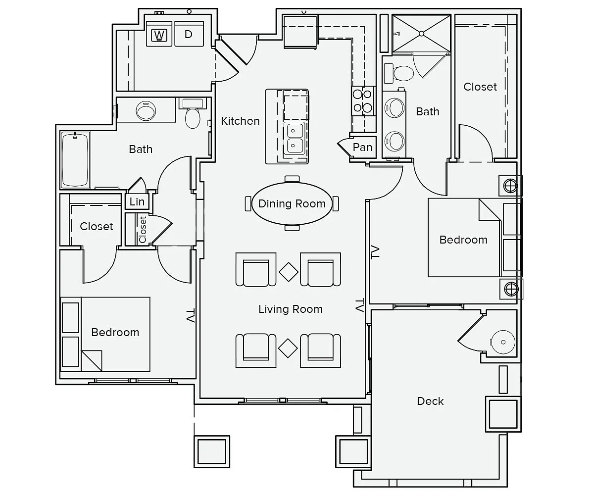Floor plan B2-1117