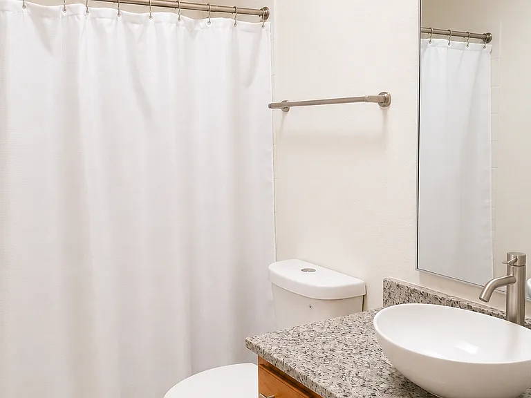 Newly renovated bathroom for second bedroom