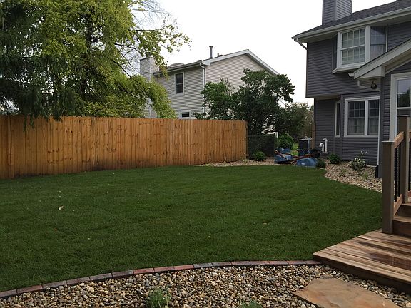 2nd Half of back yard 