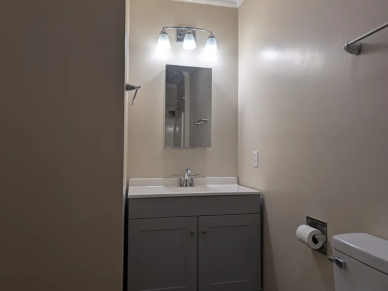 Hall bathroom vanity