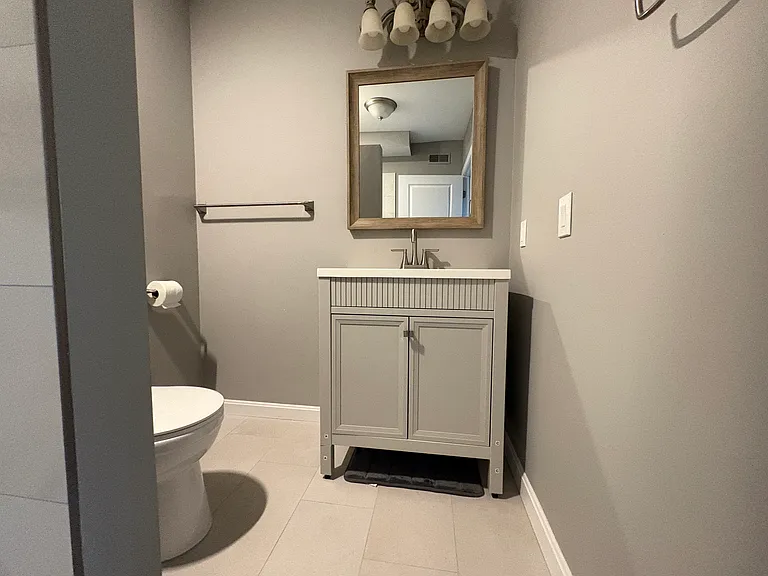 lower level bathroom
