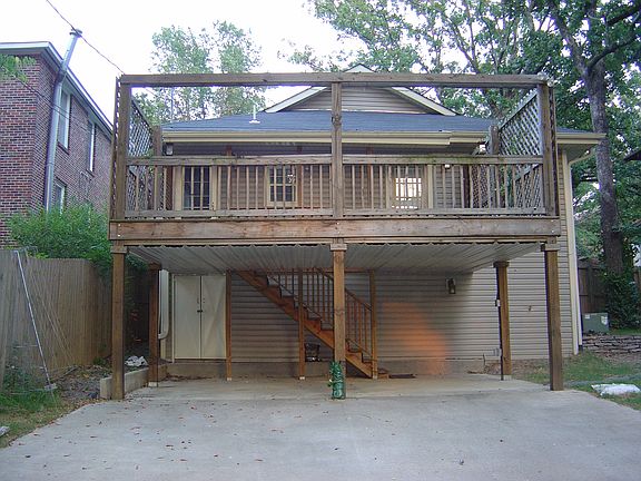 Back deck and parking