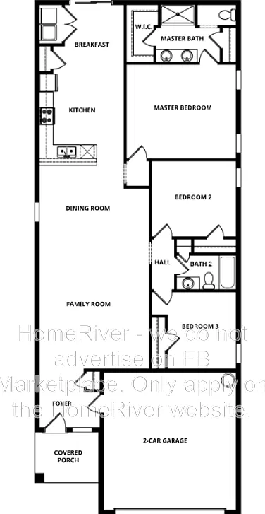 3 bed, 2.0 bath, 1707 sqft, $1,875 — Photo 3