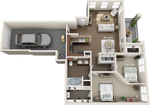 Floor plan Electra