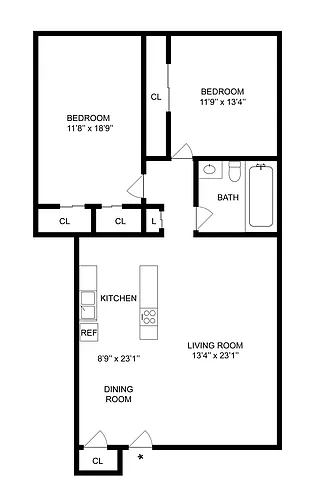 Floor plan B2