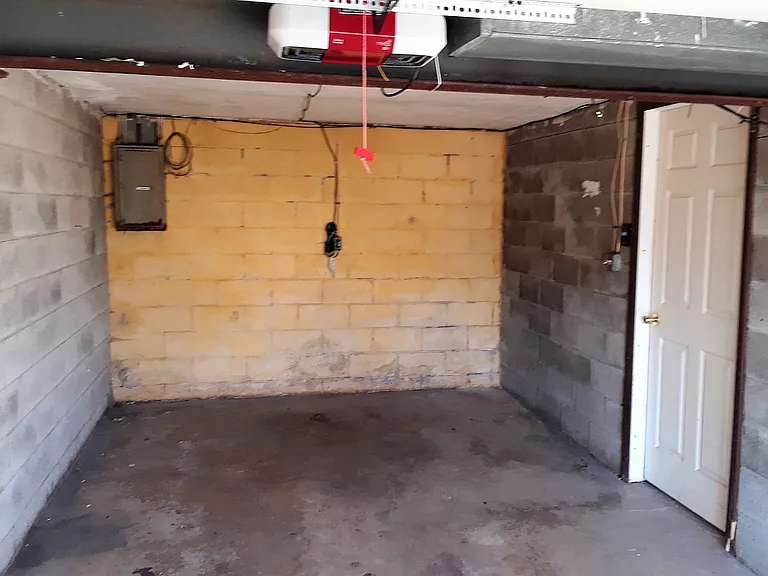 full size attached garage with automatic garage door