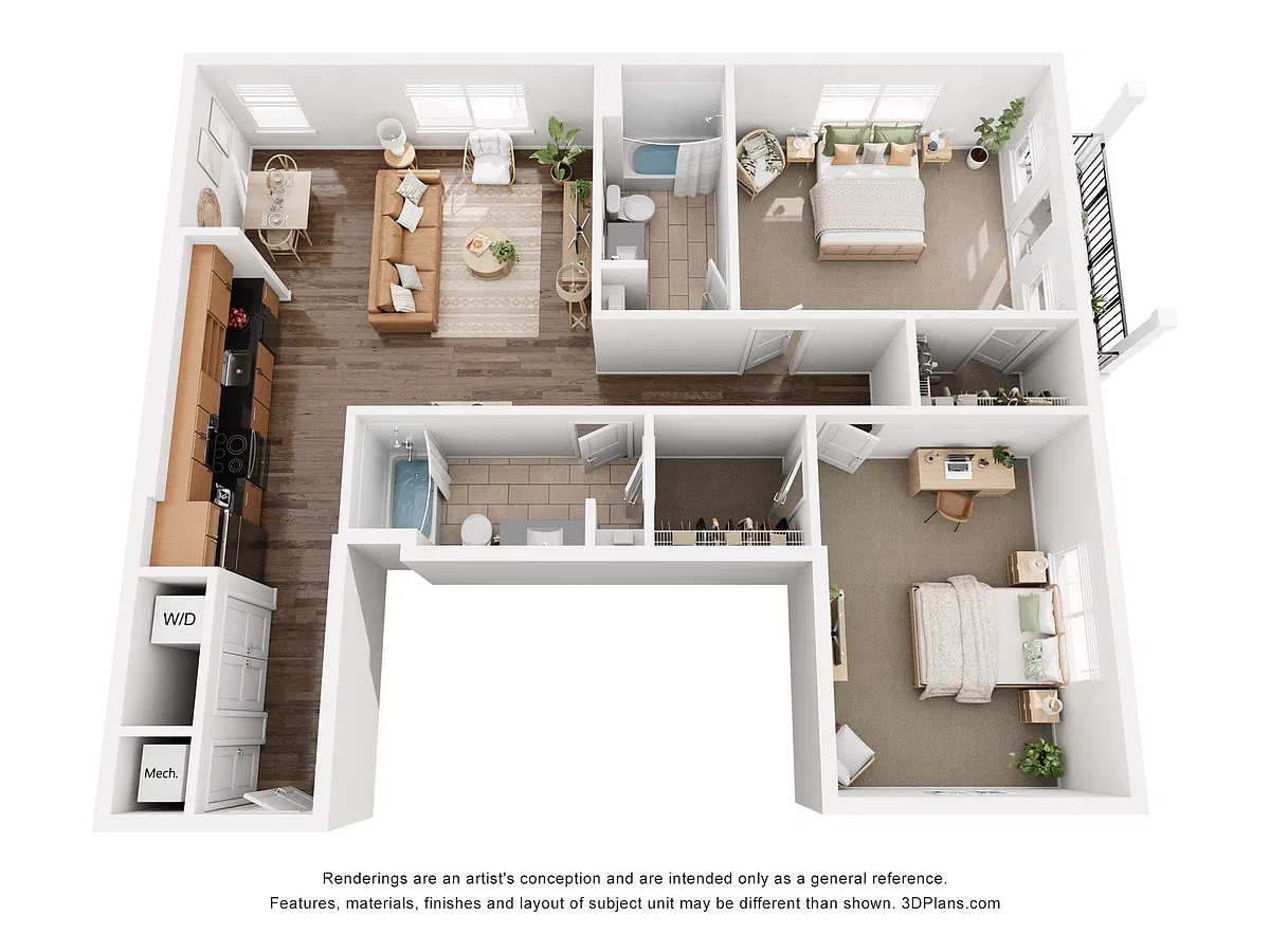 Floor plan B8