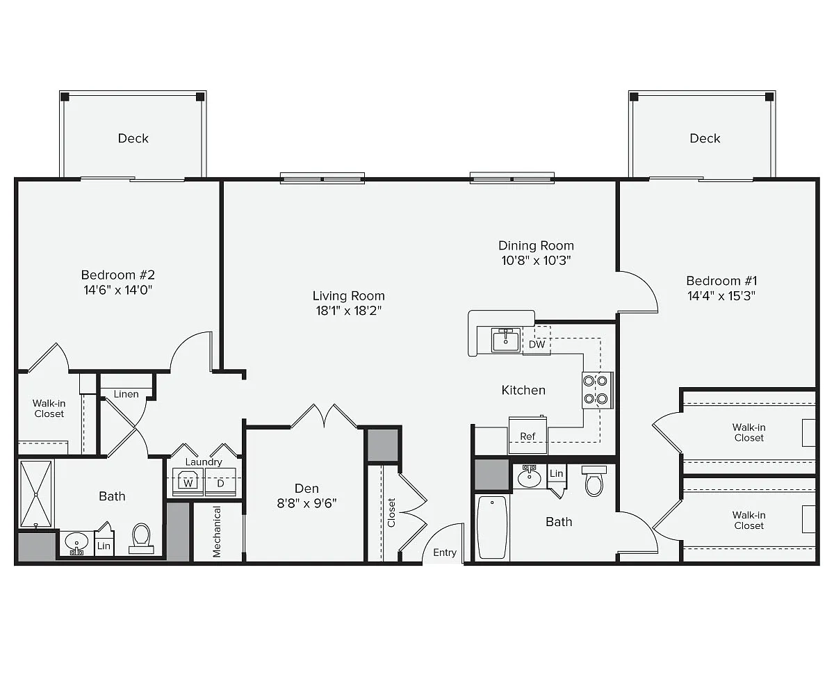 Floor plan B18D