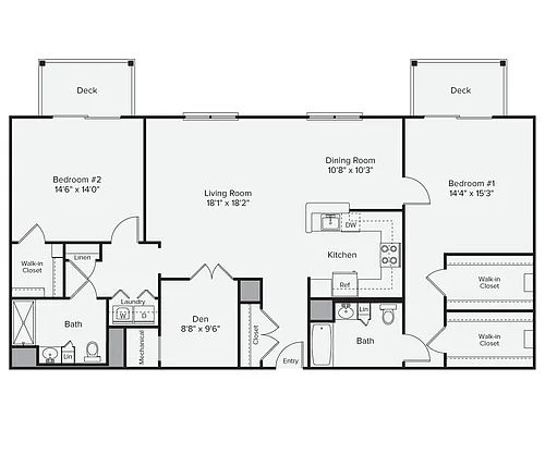 Floor plan B18D