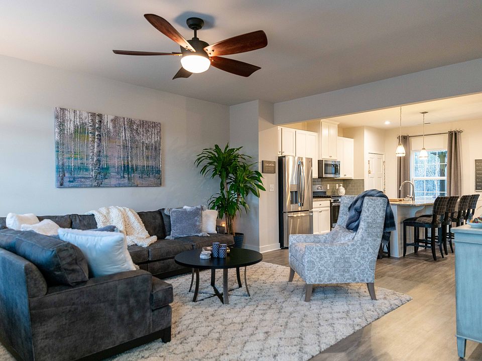 Open floor plan throughout.