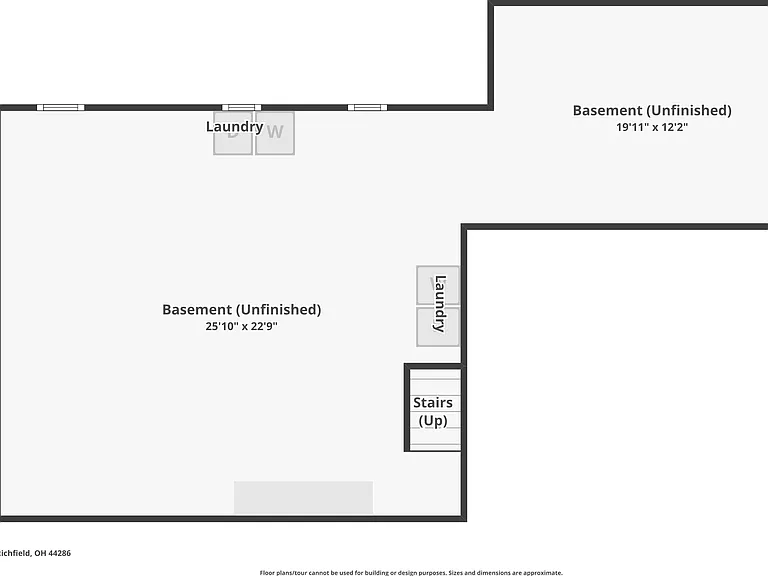 Lower level floor plan