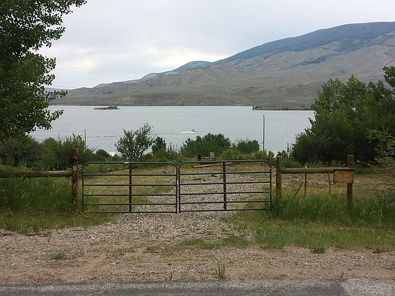 looking north from county rd