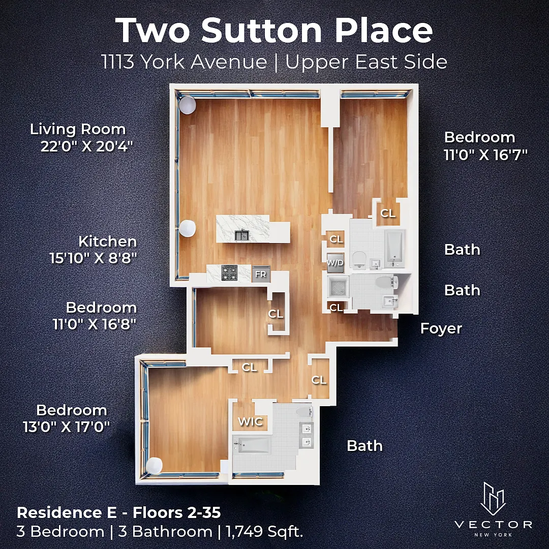 Building Photo - 1113 York Ave #3E