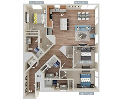 Floor plan 213