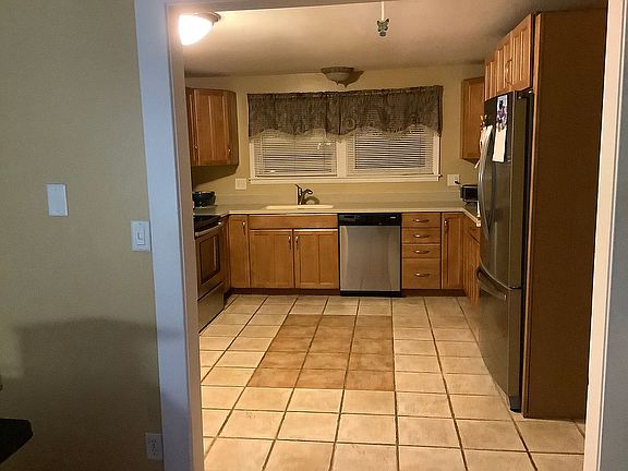 Kitchen from dining area