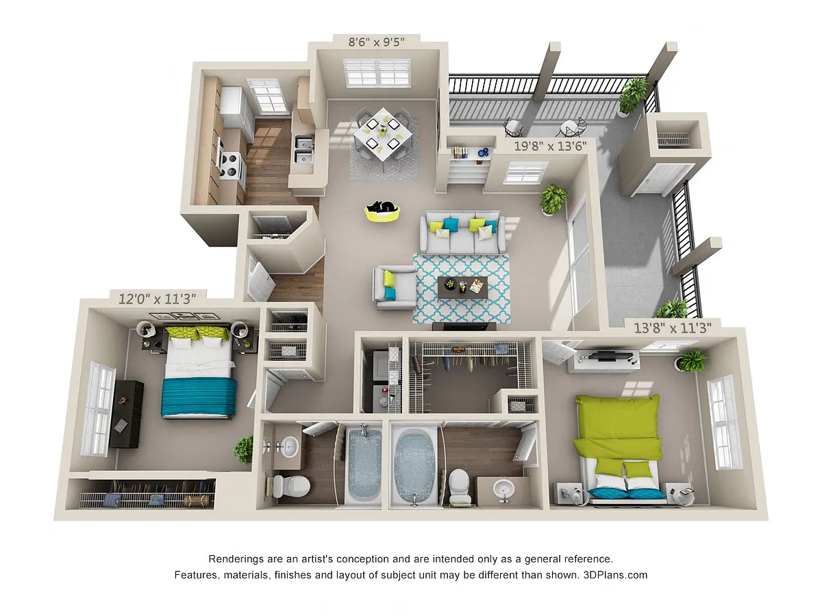 Floor plan B3