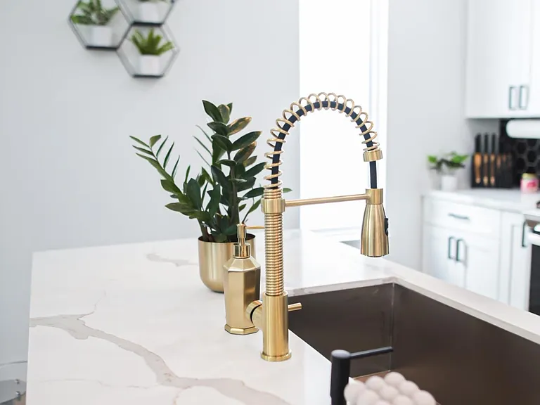 Kitchen counter.
