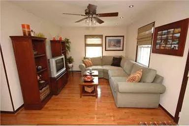 South facing living room.