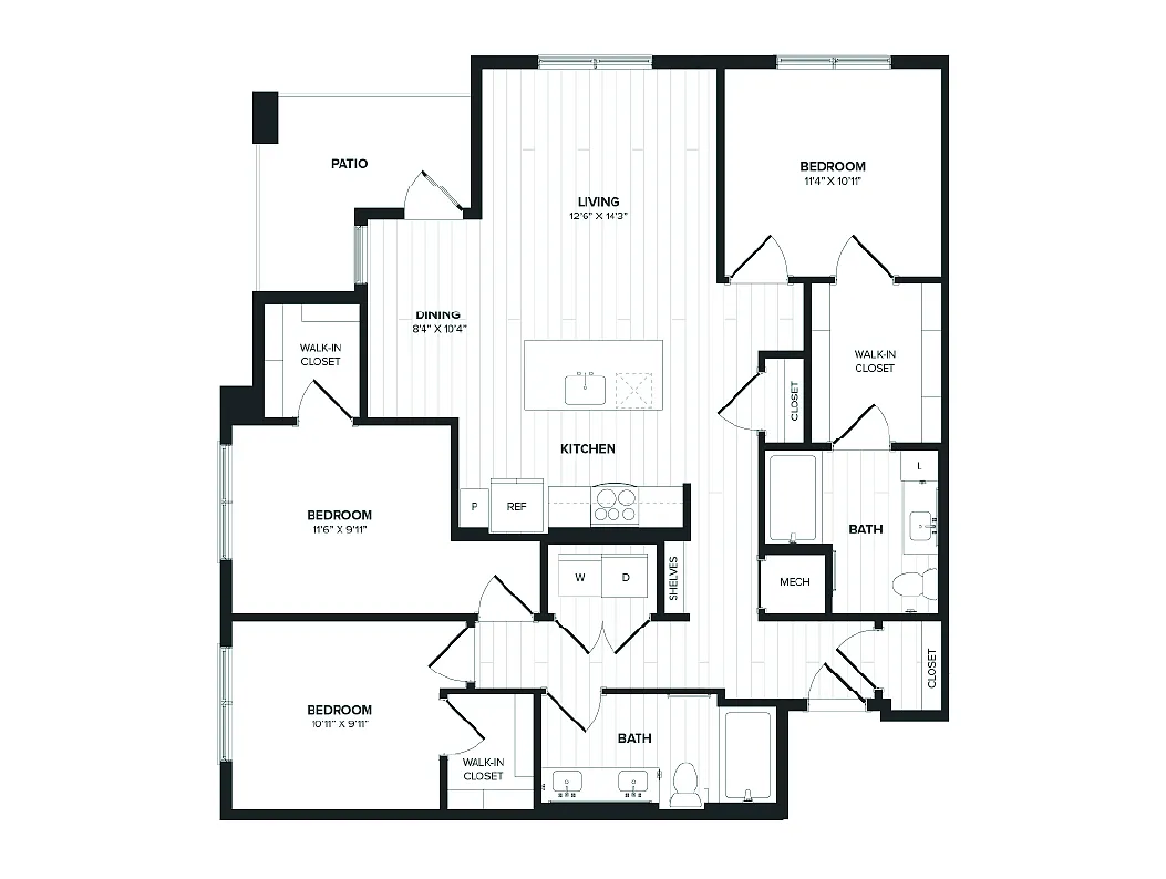 Floor plan C1a