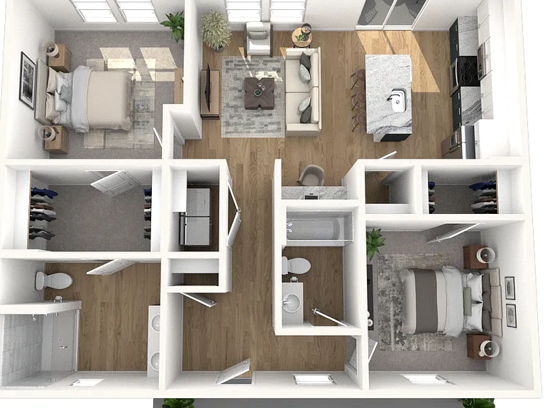 2B floor plan Abrazo Robinson Gateway