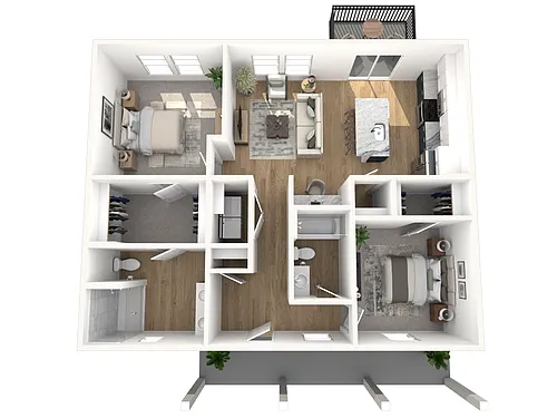 Floor plan 2B