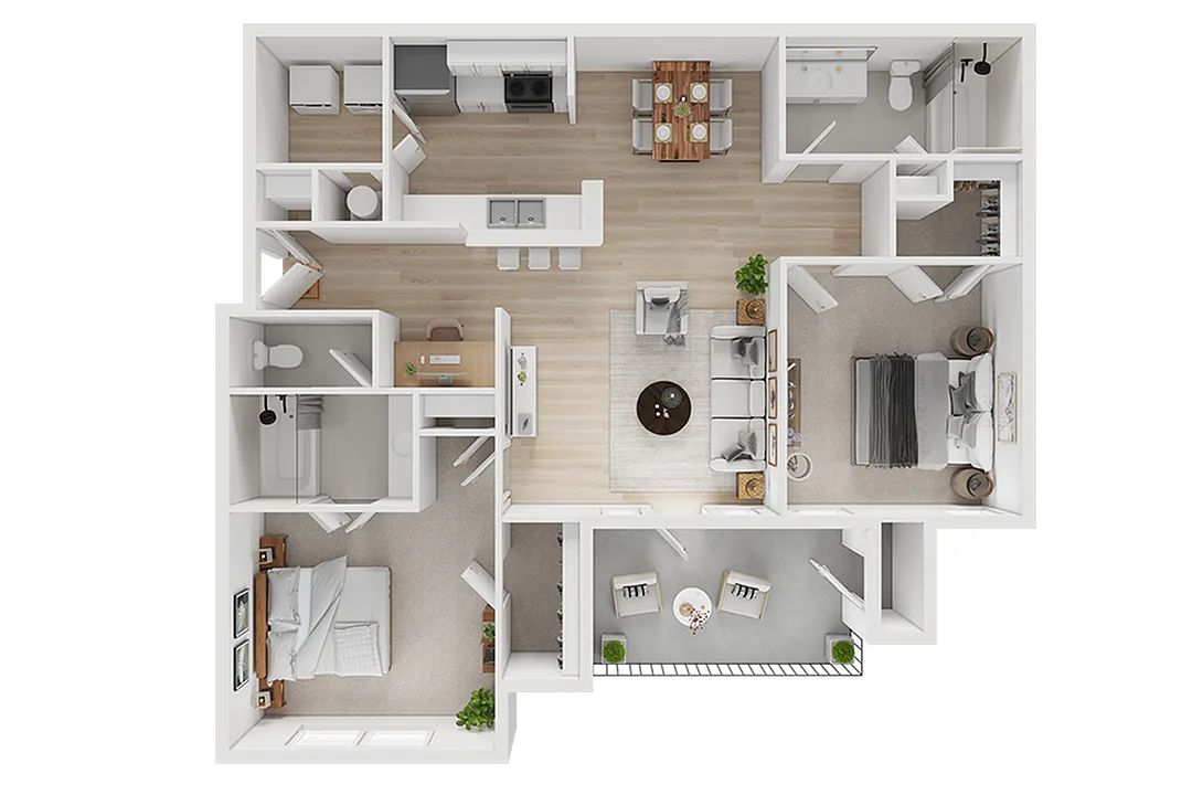 Floor plan B1