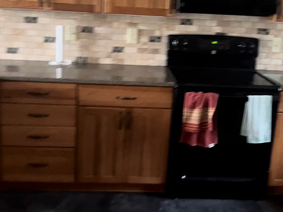 Kitchen - Stove and Microwave
