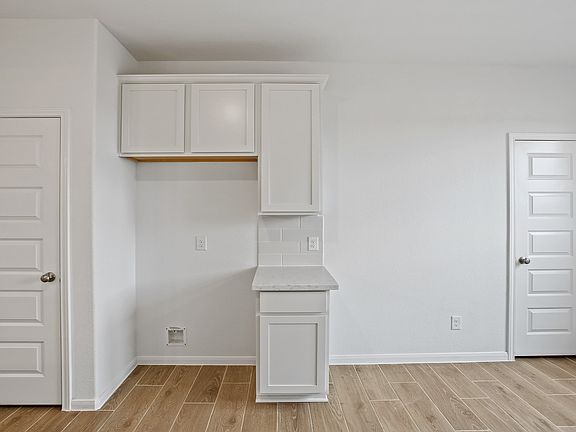 Abundant cabinet space