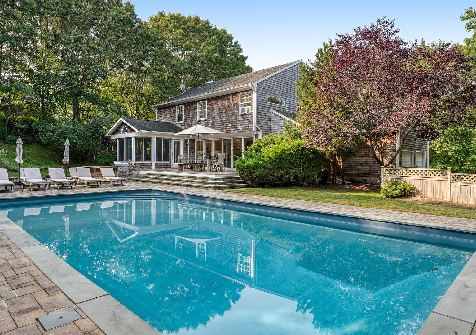 Expansive Modern Sag Harbor Home with Private Heated Pool — Photo 1