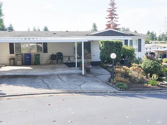 Rare in the community - a side by side car port.