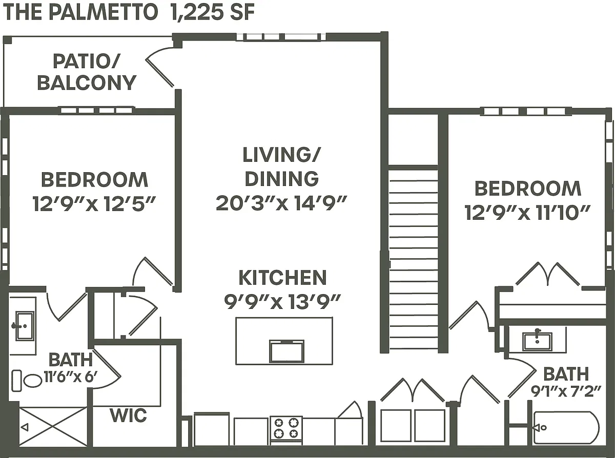 Floor plan The Palmetto