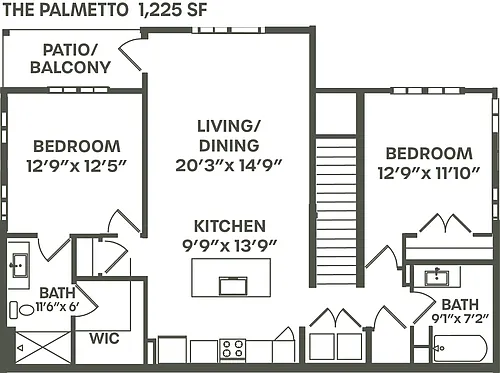 Floor plan The Palmetto