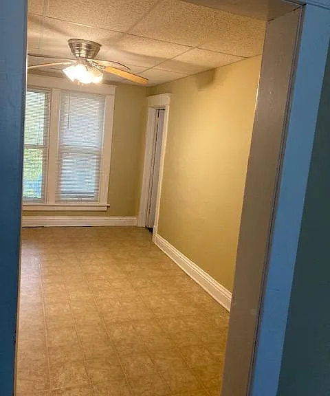 Dining Room with ceiling fan