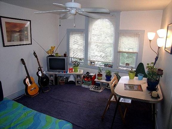 Living Room w Large East Facing Windows