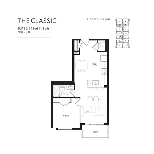 Floor plan The Classic