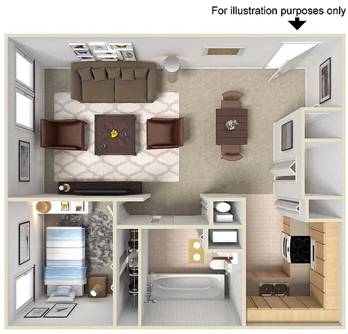 Floor plan The Willow
