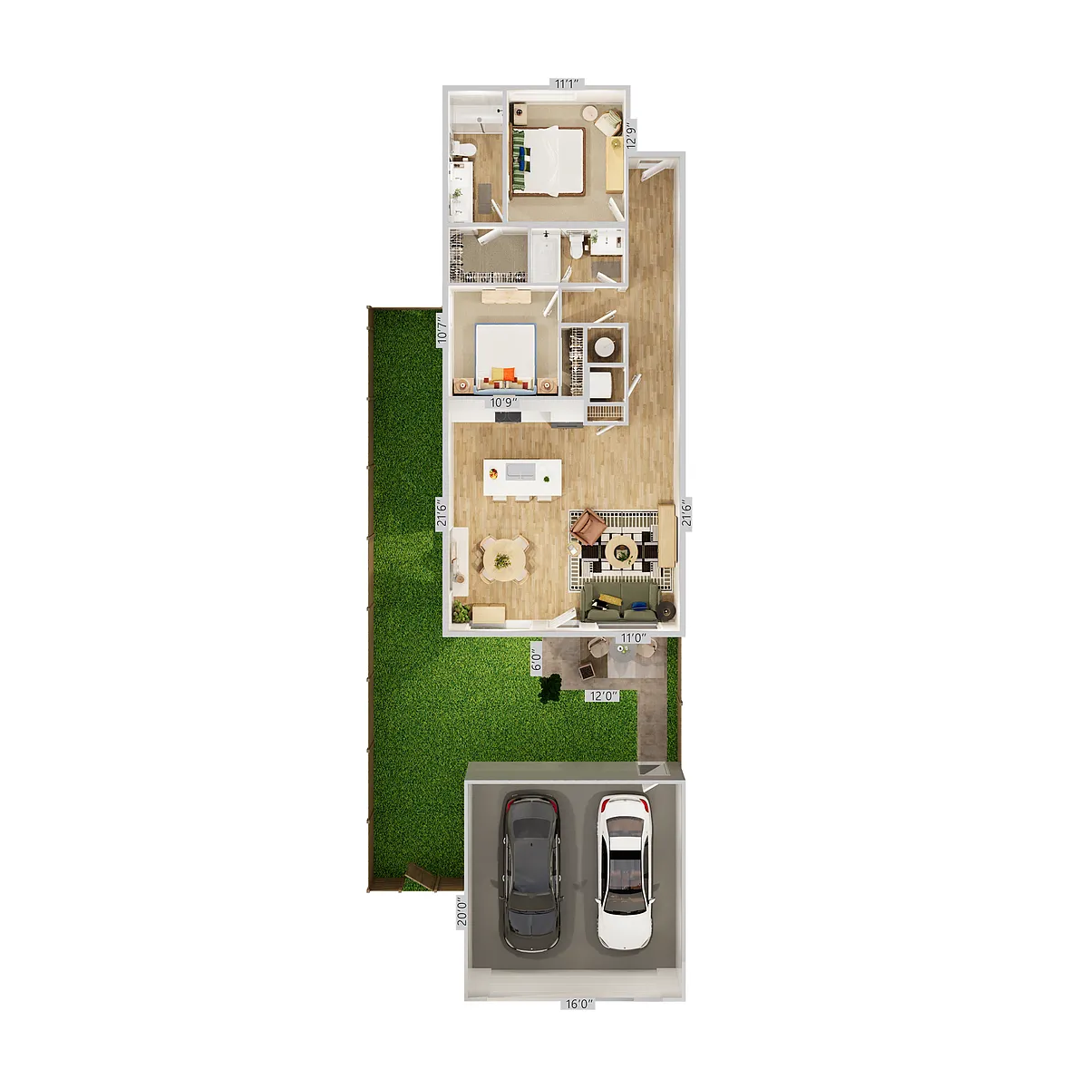 Floor plan Summit 2 X 2 A