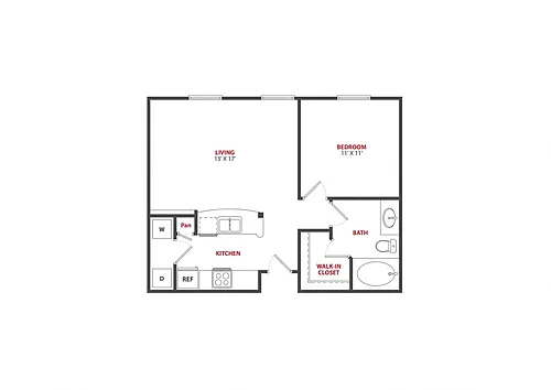 Floor plan Bienville