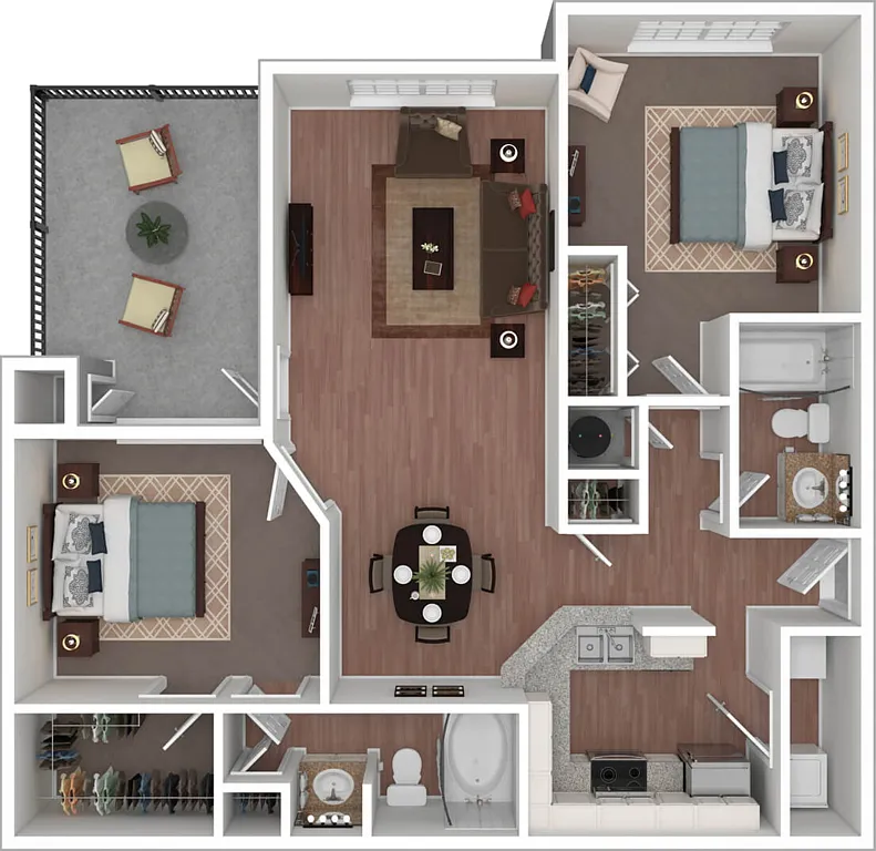Floor plan Hampton