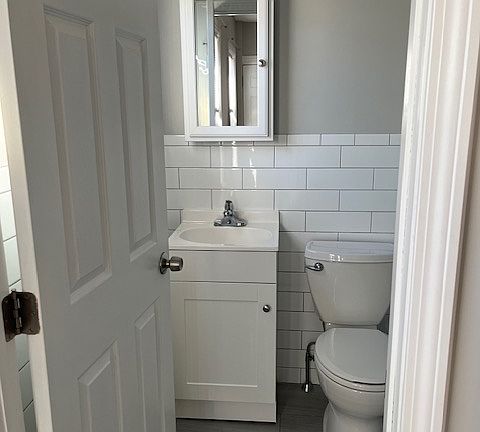 newly renovated bathroom