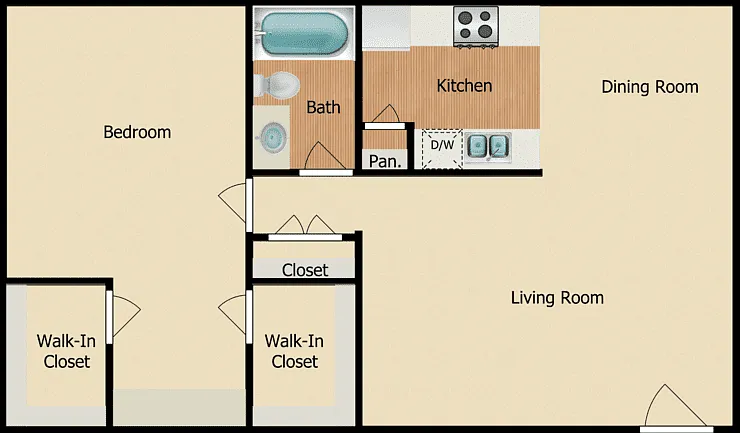 Plan C Floorplan Diagram