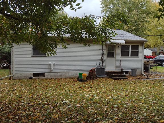 Back yard of the house