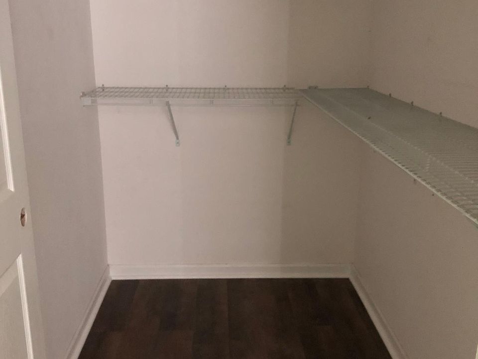 Master bathroom walk in closet