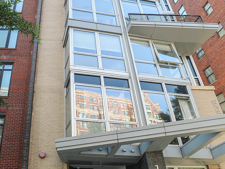 Luxury Condo Building Exterior in Prime DC Location