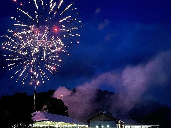 July 4th Backyard View
