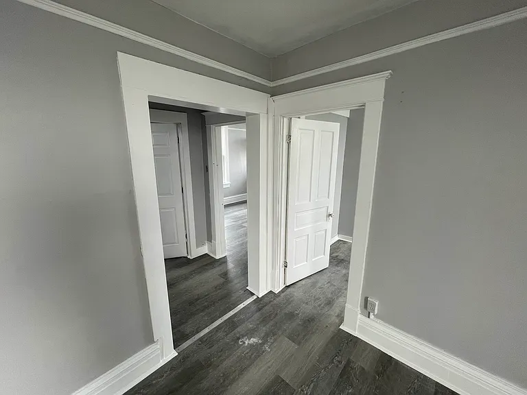Added privacy to bedrooms with dedicated hallway