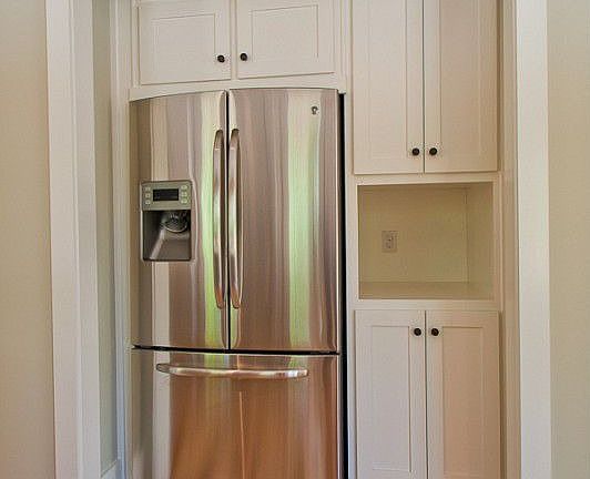 Recessed wall for Refrigerator.